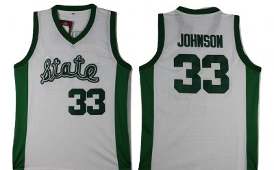 Men Michigan State Spartans NCAA #33 Magic Johnson White Authentic Nike 1979 Stitched College Basketball Jersey JV32I87RH